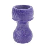Purple Snakeskin Handcrafted Shaving Brush Handle (fits 24mm, 26mm knots) | Handcrafted Brush Handle | AP Shave Co.