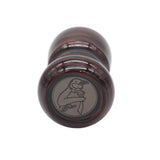 Raspberry Ebonite Handcrafted Shaving Brush Handle (fits 24mm, 26mm knots) | Handcrafted Brush Handle | AP Shave Co.