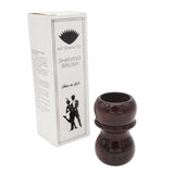 Raspberry Ebonite Handcrafted Shaving Brush Handle (fits 24mm, 26mm knots) | Handcrafted Brush Handle | AP Shave Co.