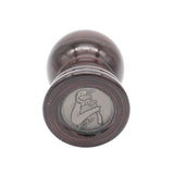 Raspberry Ebonite Handcrafted Shaving Brush Handle (fits 24mm, 26mm knots)