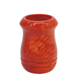 Red Snakeskin Handcrafted Shaving Brush Handle (fits 24mm, 26mm knots) | Handcrafted Brush Handle | AP Shave Co.