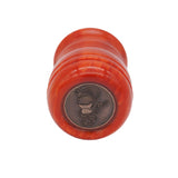 Red Snakeskin Handcrafted Shaving Brush Handle (fits 24mm, 26mm knots) | Handcrafted Brush Handle | AP Shave Co.