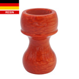 Red Snakeskin Handcrafted Shaving Brush Handle (fits 24mm, 26mm knots) | Handcrafted Brush Handle | AP Shave Co.