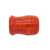 Red Snakeskin Handcrafted Shaving Brush Handle (fits 24mm, 26mm knots) | Handcrafted Brush Handle | AP Shave Co.