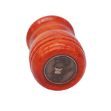 Red Snakeskin Handcrafted Shaving Brush Handle (fits 24mm, 26mm knots) | Handcrafted Brush Handle | AP Shave Co.