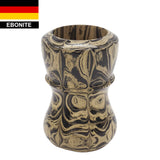 Sand Ebonite Handcrafted Shaving Brush Handle (fits 24mm, 26mm knots) | Handcrafted Brush Handle | AP Shave Co.