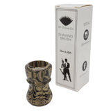 Sand Ebonite Handcrafted Shaving Brush Handle (fits 24mm, 26mm knots) | Handcrafted Brush Handle | AP Shave Co.