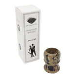 Sand Ebonite Handcrafted Shaving Brush Handle (fits 24mm, 26mm knots) | Handcrafted Brush Handle | AP Shave Co.