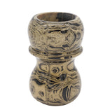 Sand Ebonite Handcrafted Shaving Brush Handle (fits 24mm, 26mm knots) | Handcrafted Brush Handle | AP Shave Co.