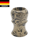 Sand Ebonite Handcrafted Shaving Brush Handle (fits 24mm, 26mm knots)