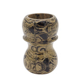 Sand Ebonite Handcrafted Shaving Brush Handle (fits 24mm, 26mm knots) | Handcrafted Brush Handle | AP Shave Co.