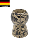 Sand Ebonite Handcrafted Shaving Brush Handle (fits 24mm, 26mm knots) | Handcrafted Brush Handle | AP Shave Co.