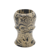 Sand Ebonite Handcrafted Shaving Brush Handle (fits 24mm, 26mm knots)