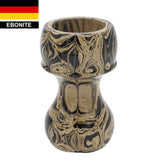 Sand Ebonite Handcrafted Shaving Brush Handle (fits 24mm, 26mm knots) | Handcrafted Brush Handle | AP Shave Co.