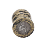 Sand Ebonite Handcrafted Shaving Brush Handle (fits 24mm, 26mm knots) | Handcrafted Brush Handle | AP Shave Co.