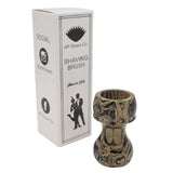 Sand Ebonite Handcrafted Shaving Brush Handle (fits 24mm, 26mm knots) | Handcrafted Brush Handle | AP Shave Co.