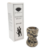 Sand Ebonite Handcrafted Shaving Brush Handle (fits 24mm, 26mm knots) | Handcrafted Brush Handle | AP Shave Co.