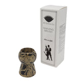 Sand Ebonite Handcrafted Shaving Brush Handle (fits 24mm, 26mm knots) | Handcrafted Brush Handle | AP Shave Co.