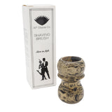 Sand Ebonite Handcrafted Shaving Brush Handle (fits 24mm, 26mm knots) | Handcrafted Brush Handle | AP Shave Co.