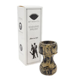 Sand Ebonite Handcrafted Shaving Brush Handle (fits 24mm, 26mm knots) | Handcrafted Brush Handle | AP Shave Co.