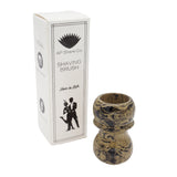 Sand Ebonite Handcrafted Shaving Brush Handle (fits 24mm, 26mm knots) | Handcrafted Brush Handle | AP Shave Co.
