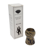 Sand Ebonite Handcrafted Shaving Brush Handle (fits 24mm, 26mm knots) | Handcrafted Brush Handle | AP Shave Co.
