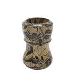 Sand Ebonite Handcrafted Shaving Brush Handle (fits 24mm, 26mm knots) | Handcrafted Brush Handle | AP Shave Co.