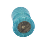 Blue Snakeskin Handcrafted Shaving Brush Handle (fits 24mm, 26mm knots) | Handcrafted Brush Handle | AP Shave Co.