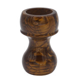 Burnt Gold Snakeskin Handcrafted Shaving Brush Handle (fits 24mm, 26mm knots) | Handcrafted Brush Handle | AP Shave Co.