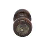 Burnt Gold Snakeskin Handcrafted Shaving Brush Handle (fits 24mm, 26mm knots) | Handcrafted Brush Handle | AP Shave Co.