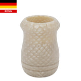 Ivory Snakeskin Handcrafted Shaving Brush Handle (fits 24mm, 26mm knots) | Handcrafted Brush Handle | AP Shave Co.