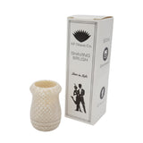Ivory Snakeskin Handcrafted Shaving Brush Handle (fits 24mm, 26mm knots) | Handcrafted Brush Handle | AP Shave Co.