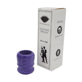 Purple Snakeskin Handcrafted Shaving Brush Handle (fits 24mm, 26mm knots) | Handcrafted Brush Handle | AP Shave Co.