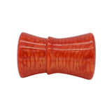 Red Snakeskin Handcrafted Shaving Brush Handle (fits 24mm, 26mm knots) | Handcrafted Brush Handle | AP Shave Co.