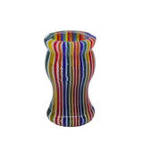 Candy Stripe Handcrafted Shaving Brush Handle (fits 24mm, 26mm knots) | Handcrafted Brush Handle | AP Shave Co.