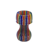 Candy Stripe Handcrafted Shaving Brush Handle (fits 24mm, 26mm knots) | Handcrafted Brush Handle | AP Shave Co.
