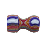 Candy Stripe Handcrafted Shaving Brush Handle (fits 24mm, 26mm knots) | Handcrafted Brush Handle | AP Shave Co.