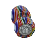Candy Stripe Handcrafted Shaving Brush Handle (fits 24mm, 26mm knots) | Handcrafted Brush Handle | AP Shave Co.