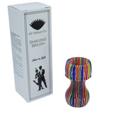 Candy Stripe Handcrafted Shaving Brush Handle (fits 24mm, 26mm knots) | Handcrafted Brush Handle | AP Shave Co.
