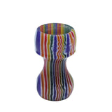 Striped Handcrafted Shaving Brush Handle (fits 24mm, 26mm knots) | Handcrafted Brush Handle | AP Shave Co.