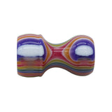 Striped Handcrafted Shaving Brush Handle (fits 24mm, 26mm knots) | Handcrafted Brush Handle | AP Shave Co.