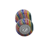 Striped Handcrafted Shaving Brush Handle (fits 24mm, 26mm knots) | Handcrafted Brush Handle | AP Shave Co.