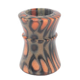 Orange Tigris Perla Handcrafted Shaving Brush Handle (fits 24mm, 26mm knots)
