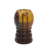 Tortoise Handcrafted Shaving Brush Handle (fits 24mm, 26mm knots) | Handcrafted Brush Handle | AP Shave Co.