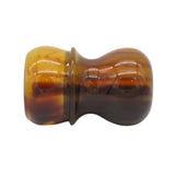 Tortoise Handcrafted Shaving Brush Handle (fits 28mm, 30mm knots) | Handcrafted Brush Handle | AP Shave Co.