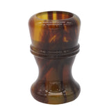 Tortoise Handcrafted Shaving Brush Handle (fits 24mm, 26mm knots) | Handcrafted Brush Handle | AP Shave Co.