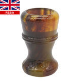 Tortoise Handcrafted Shaving Brush Handle (fits 24mm, 26mm knots) | Handcrafted Brush Handle | AP Shave Co.