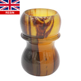 Tortoise Handcrafted Shaving Brush Handle (fits 28mm, 30mm knots)
