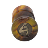 Tortoise Handcrafted Shaving Brush Handle (fits 24mm, 26mm knots) | Handcrafted Brush Handle | AP Shave Co.
