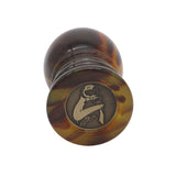 Tortoise Handcrafted Shaving Brush Handle (fits 24mm, 26mm knots) | Handcrafted Brush Handle | AP Shave Co.